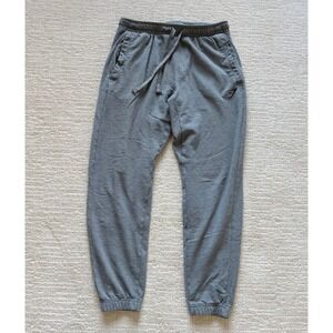 Gymshark Mens Grey Joggers Sweatpants Tapered Fit Size Large